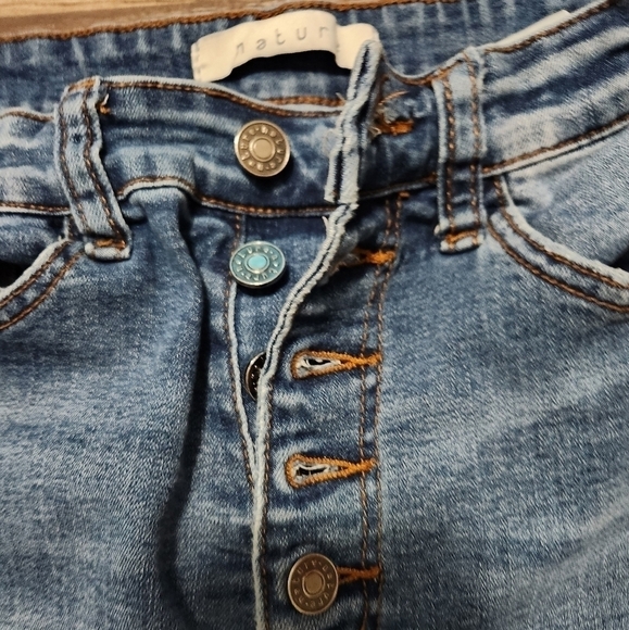 KanCan Nature Button Fly Jeans Size 25 Inseam 27 Distressed Vi… - Picture 6 of 9